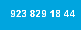 923 829 18 44 923 829 18 44